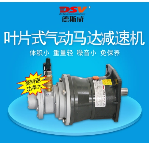 德斯威大功率齿轮减速叶片式气动马达的性能与特点