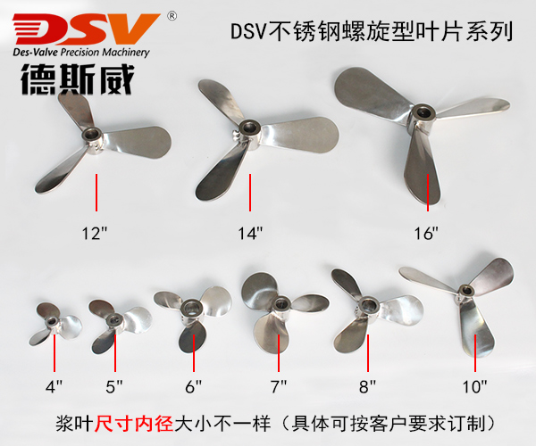 A型不锈钢三叶螺旋型