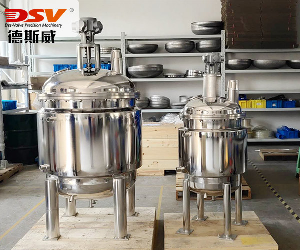300L不锈钢气动搅拌桶