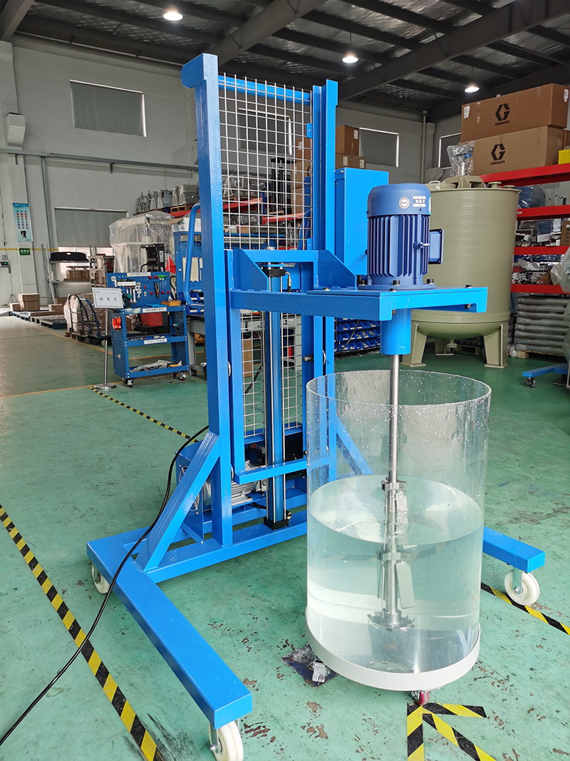 IBC桶液压升降电动搅拌机