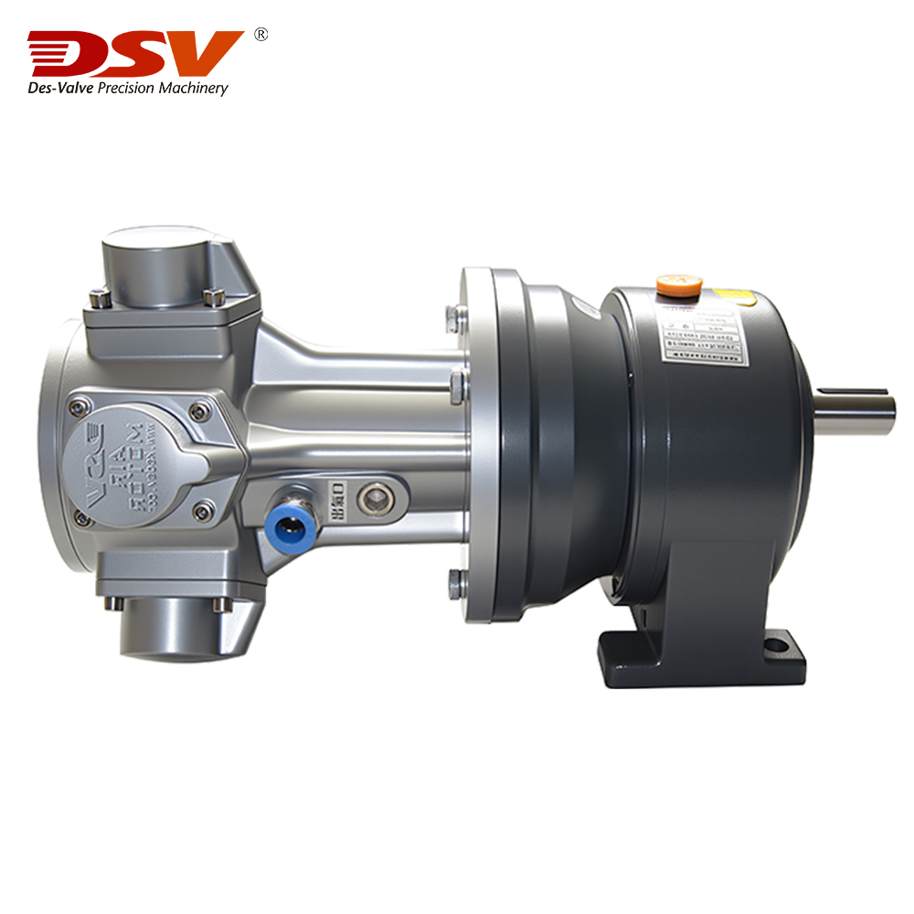 活塞式气动马达配CPG齿轮减速机