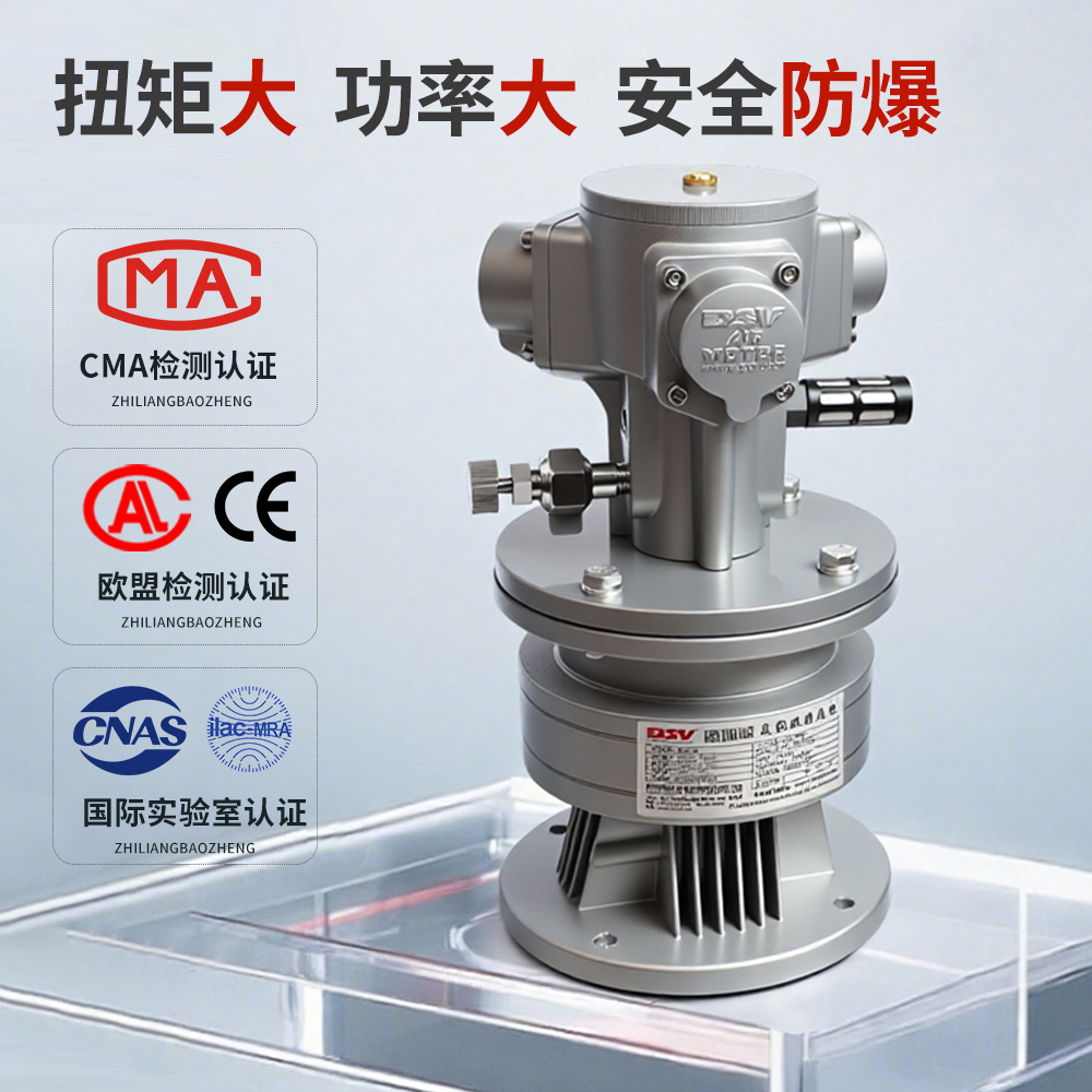 活塞式气动马达配行星减速机