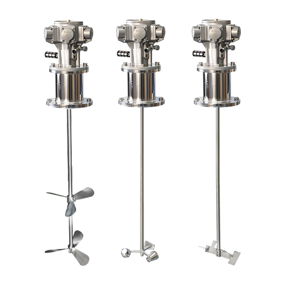 气动搅拌器配不锈钢底座