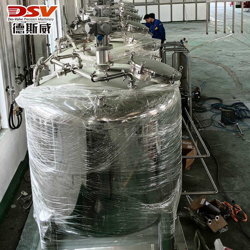 200-3000L不锈钢气动搅拌罐