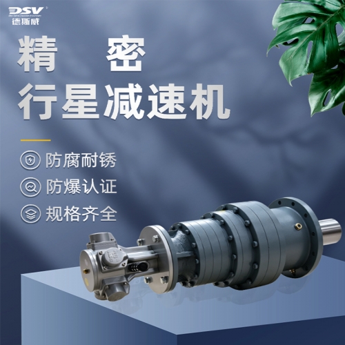 DSV德斯威活塞气动马达DAM6 配精密行星减速机 低转速 高扭矩